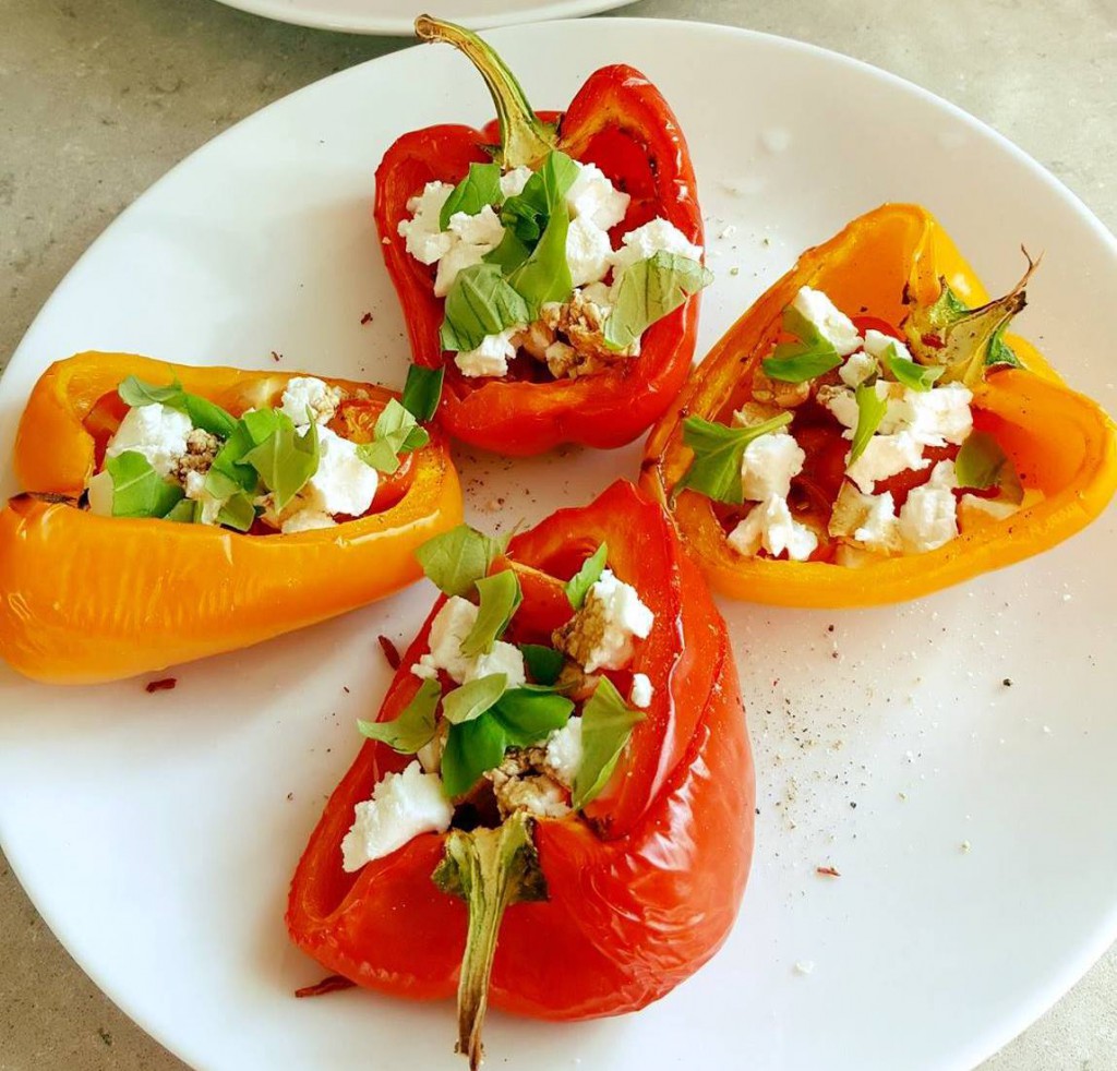 Gevulde paprika met geitenkaas! FOOD&YOU